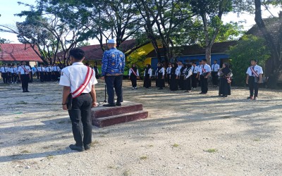 UPACARA HARI KESAKTIAN PANCASILA 1 OKTOBER 2025 DI SMA NEGERI 1 BELAWANG