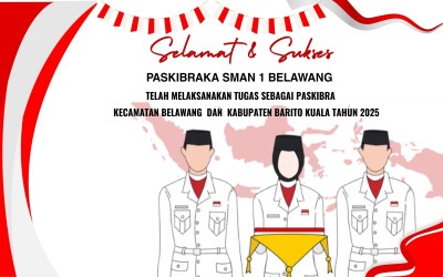 SELAMAT DAN SUKSES PASKIBRA SMAN 1 BELAWANG