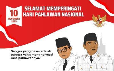 PERINGATAN HARI PAHLAWAN NASIONAL 10 NOVEMBER 2025 DI SMAN 1 BELAWANG