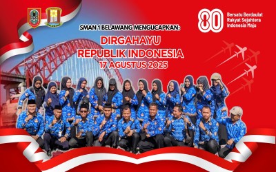 UPACARA PERINGATAN HUT RI KE 80 DI KECAMATAN BELAWANG